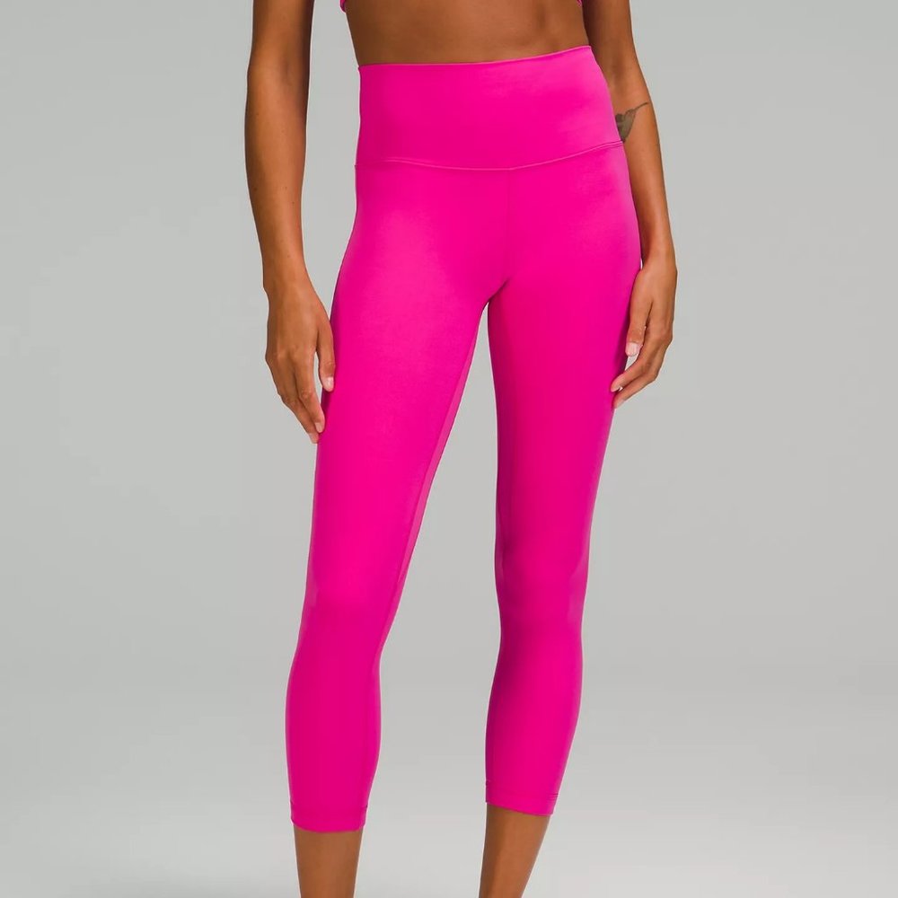 Lululemon Align Leggings Ribbed "Sonic Pink" Size 4 NWT